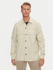 Calvin Klein Jeans Koszula Cargo J30J326970 Beżowy Regular Fit. Brązowe koszule Calvin Klein Jeans, m, bez wzorów, z bawełny, bez kołnierzyka, bez ramiączek. Za 309.99 zł.