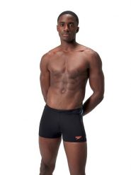 Speedo Kąpielówki "Eco+ H-Boom" w kolorze czarno-błękitno-pomarańczowym rozmiar: 6. Czarne kąpielówki Speedo, bez wzorów, z materiału. Za 113.90 zł.