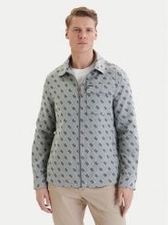 Guess Kurtka przejściowa M6GL05 W1661 Szary Classic Fit. Szare kurtki Guess, m, z aplikacjami, z bawełny, bez kaptura. Za 694.99 zł.