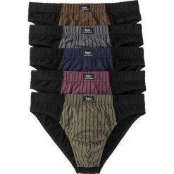 Slipy (5 par). Czarne slipki bonprix, m, bez wzorów. Za 69.95 zł.