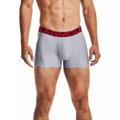 Bokserki męskie Under Armour Tech 3 In 2 szt. Szare bokserki Under Armour, m, bez wzorów. W wyprzedaży za 135.55 zł.