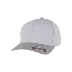 Wodoodporna czapka z daszkiem Flexfit Tech. Białe czapki z daszkiem FLEXFIT, bez wzorów, z elastanu. Za 136.50 zł.
