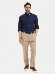 Tommy Hilfiger Koszula Pop Small MW0MW43321 Granatowy Regular Fit. Niebieskie koszule Tommy Hilfiger, m, bez wzorów, z bawełny, bez kołnierzyka, bez ramiączek. Za 409.99 zł.
