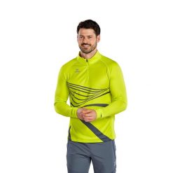 Longsleeve Erima Racing w kolorze różowym. Żółte bluzki z długim rękawem Erima, bez wzorów, z materiału, bez kołnierzyka, bez ramiączek. Za 206.50 zł.