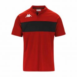 Polo Kappa Dalto. Czarne koszulki polo Kappa, m, bez wzorów, bez kołnierzyka, bez ramiączek. Za 195.50 zł.