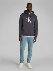 CALVIN KLEIN JEANS Bluza w kolorze antracytowym rozmiar: S. Czarne bluzy Calvin Klein Jeans, s, bez wzorów, z bawełny, z kapturem. Za 242.13 zł.