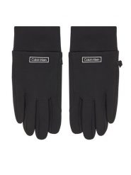 Calvin Klein Rękawiczki Męskie Tech LV04D8039G Czarny. Czarne rękawiczki CALVIN KLEIN, bez wzorów, z dzianiny. Za 169.99 zł.