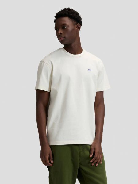 MESKA KOSZULKA LEE WORKWEAR TEE NATURAL 112376606. T-shirty Lee, l, bez wzorów, bez kołnierzyka, bez ramiączek. Za 79.99 zł.