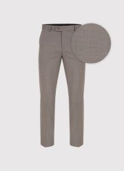 PAKO LORENTE – Jasnobrązowe spodnie ganiturowe. Brązowe eleganckie spodnie Pako Lorente, m, z elastanu, eleganckie. Za 349.99 zł.