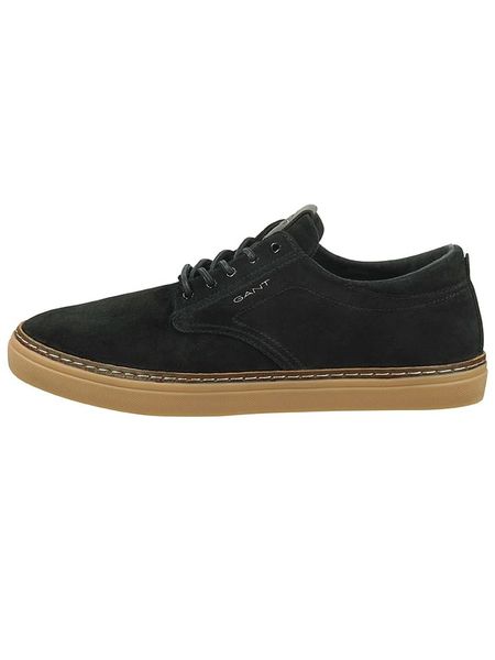 GANT Footwear Skórzane trzewiki "Prepville" w kolorze czarnym rozmiar: 42. Czarne botki sznurowane GANT Footwear, bez wzorów, bez obcasa, bez zapięcia. Za 293.95 zł.