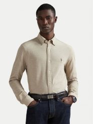 Polo Ralph Lauren Koszula 710654408062 Beżowy Regular Fit. Brązowe koszule Polo Ralph Lauren, m, bez wzorów, z bawełny, bez kołnierzyka, bez ramiączek. Za 609.99 zł.