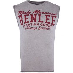 Klasyczny tank top Benlee Lastarza. Szare bezrękawniki Benlee, bez wzorów, bez kołnierzyka, bez ramiączek. Za 137.00 zł.