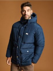Kurtka z kapturem - granatowy. Niebieskie kurtki Sinsay, l, z aplikacjami, z kapturem. Za 159.99 zł.