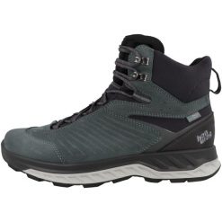 Buty do chodzenia męskie Hanwag Blueridge Es. Szare buty turystyczne Hanwag, bez wzorów, z materiału, za kostkę, bez zapięcia, trekkingowe. Za 694.00 zł.