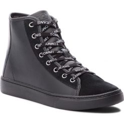 Sneakersy TOMMY JEANS - Mix Mid Light EM0EM00125 Black 990. Buty sportowe casual marki Tommy Jeans. W wyprzedaży za 259.00 zł.