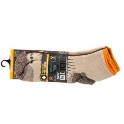 Skarpetki sportowe męskie 3pk Mens Work Qtr Socks. Brązowe skarpetki sportowe Skechers, bez wzorów, z lycry. Za 79.99 zł.