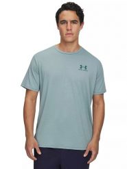 Under Armour Koszulka w kolorze błękitnym rozmiar: S. Niebieskie bezrękawniki Under Armour, s, bez wzorów, bez kołnierzyka, bez ramiączek. Za 69.75 zł.