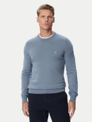 BOSS Sweter Kanovano 50527583 Niebieski Regular Fit. Niebieskie swetry rozpinane Boss, m, bez wzorów, z bawełny, bez kołnierzyka, bez ramiączek. Za 599.99 zł.
