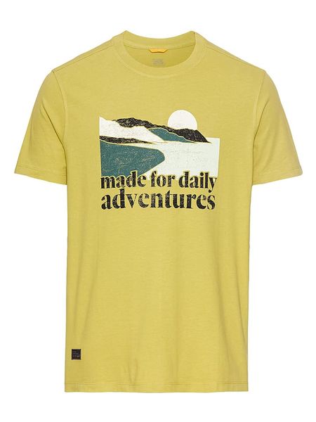 Camel Active Koszulka w kolorze żółtym rozmiar: L. Żółte bezrękawniki Camel Active, l, bez wzorów, z bawełny, bez kołnierzyka, bez ramiączek. Za 78.84 zł.