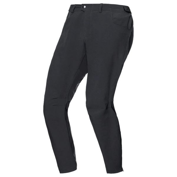 Spodnie VAUDE Qimsa Light Softshell II. Czarne spodenki rowerowe Vaude, m, bez wzorów, z materiału, rowerowe. Za 511.60 zł.