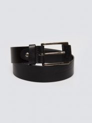 Pasek męski skórzany czarny Koren 906. Czarne paski BIG STAR, bez wzorów, z materiału, eleganckie. W wyprzedaży za 159.99 zł.