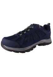 Buty trekkingowe męskie Columbia Redmond Iii Waterproof. Niebieskie buty turystyczne Columbia, na zimę, bez wzorów, z materiału, bez zapięcia, trekkingowe. Za 443.99 zł.