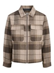 Jack & Jones Kurtka przejściowa w kolorze beżowym rozmiar: XXL. Brązowe kurtki Jack & Jones, xxl, bez wzorów, bez kaptura. Za 254.95 zł.