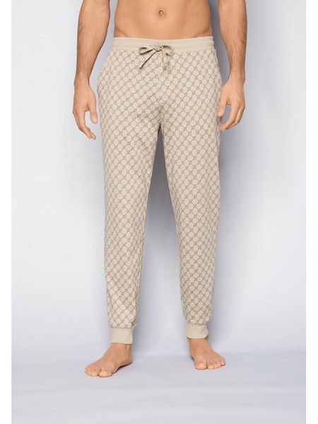 Joop! Bodywear Spodnie dresowe w kolorze beżowym rozmiar: M. Brązowe spodnie treningowe długie Joop! Bodywear, m, bez wzorów, z dresówki. Za 172.95 zł.