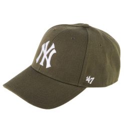 Czapka z daszkiem dla dorosłych 47 Brand MLB New York Yankees MVP Cap. Zielone czapki z daszkiem 47 Brand, bez wzorów, z wełny. Za 173.50 zł.