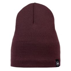 Czapka BUFF KNITTED & FLEECE BAND BEANIE LILON SHORT BURGUNDY. Czerwone czapki zimowe Buff, bez wzorów. W wyprzedaży za 83.93 zł.