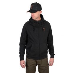 Bluza Wędkarska Z Kapturem Fox Collection Lw Hoody Black/Orange. Czarne bluzy FOX, m, bez wzorów, z kapturem. Za 163.99 zł.
