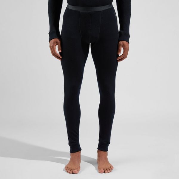 Legginsy termoaktywne męskie Odlo MERINO 260. Czarne bielizna termoaktywna ODLO, m, bez wzorów, ze skóry, trekkingowe. Za 472.10 zł.