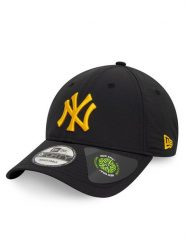 New Era Czapka z daszkiem New York Yankees Recycled 9Forty 60595187 Czarny. Czarne czapki z daszkiem New Era, bez wzorów, z materiału. Za 89.99 zł.