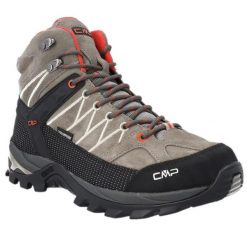 Buty sportowe męskie trekkingowe CMP Rigel wodoodporne. Brązowe buty trekkingowe Campagnolo, bez wzorów, ze skóry, bez zapięcia. Za 369.99 zł.