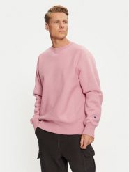 Champion Bluza 218904 Różowy Regular Fit. Czerwone bluzy Champion, m, bez wzorów, z bawełny, bez kaptura. Za 399.99 zł.