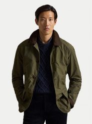 Polo Ralph Lauren Kurtka koszulowa 710B15977001 Zielony ciemny Regular Fit. Zielone kurtki Polo Ralph Lauren, l, bez wzorów, z bawełny, bez kaptura. Za 2,699.00 zł.