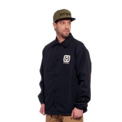 Horsefeathers Chuck Jacket (team). Czarne kurtki przeciwdeszczowe Horsefeathers, m, bez wzorów, z materiału, bez kaptura. Za 590.99 zł.