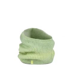 Ciepły, wełniany szalik Buff Datma. Fioletowe szaliki Buff, bez wzorów, z dzianiny. Za 169.99 zł.