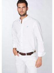 Polo Sylt Koszula - Regular fit - w kolorze białym rozmiar: XL. Białe koszule Polo Sylt, xl, bez wzorów, z bawełny, bez kołnierzyka, bez ramiączek. Za 116.95 zł.