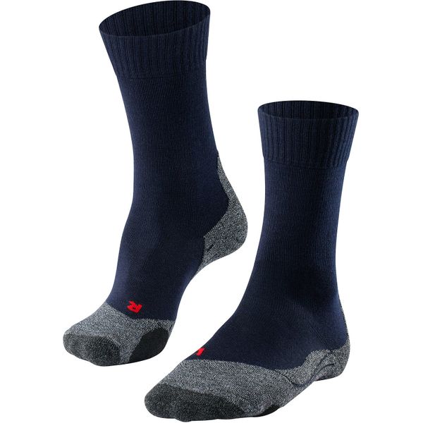 Skarpetki Falke TK2. Niebieskie skarpety Falke, bez wzorów, z elastanu. Za 167.00 zł.