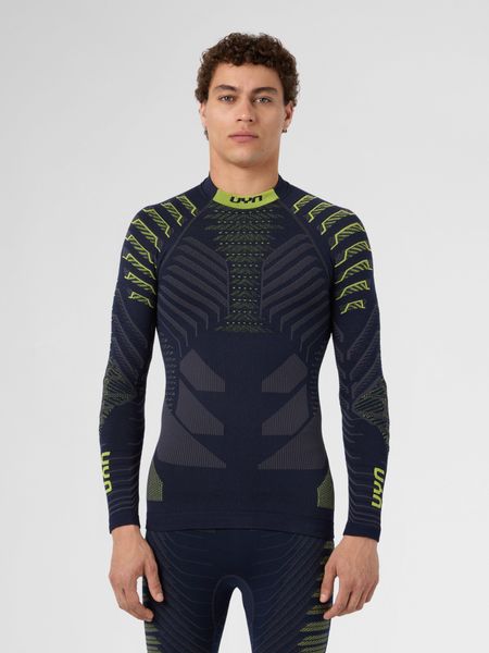 Resilyon Turtleneck Thermal Jersey. Niebieskie bielizna termoaktywna UYN, m, bez wzorów, z jersey, bez ramiączek, narciarskie. Za 438.85 zł.