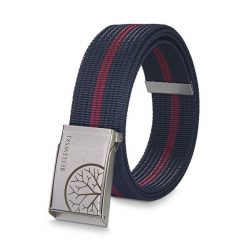 Pasek parciany BETLEWSKI PRC-17_SR-3 XL granatowy. Niebieskie paski Betlewski, bez wzorów, z materiału. Za 31.99 zł.