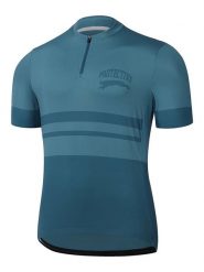 Protective Koszulka kolarska "Fury Rod" w kolorze morskim rozmiar: L. Zielone t-shirty sportowe Protective, bez wzorów, z materiału, bez ramiączek, rowerowe. Za 110.55 zł.