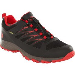 Buty "Venture Fastlace GTX" w kolorze czarnym do biegania. Czarne buty do biegania The North Face, bez wzorów, z gore-texu, bez zapięcia, do biegania, gore-tex. W wyprzedaży za 285.95 zł.