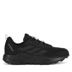 Trekkingi adidas. Czarne trekkingi Adidas, bez wzorów, bez zapięcia. Za 349.99 zł.