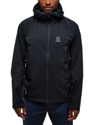 Haglöfs Kurtka softshellowa "Glide" w kolorze czarnym rozmiar: XL. Czarne kurtki outdoor i hardshell Haglöfs, xl, bez wzorów, bez kaptura. Za 609.17 zł.