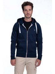 The Time of Bocha Bluza w kolorze granatowym rozmiar: XXL. Niebieskie bluzy The Time of Bocha, xxl, bez wzorów, z bawełny, bez kaptura. Za 126.99 zł.