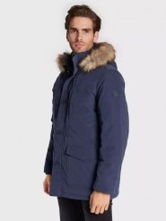 WRANGLER PARKA JACKET MĘSKA KURTKA ZIMOWA NAVY W4E6X7114 112320173. Niebieskie kurtki Wrangler, na zimę, m, z aplikacjami, z futra, bez kaptura. Za 499.99 zł.
