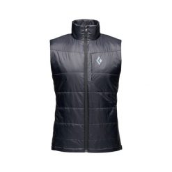 Kurtka puchowa bez rękawów Black Diamond Solution 2.0. Czarne kurtki Black Diamond, bez wzorów, z puchu, bez kaptura. Za 681.00 zł.
