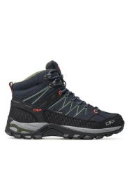 CMP Trekkingi Rigel Mid Trekking Shoe Wp 3Q12947 Granatowy. Niebieskie botki sznurowane CMP, bez wzorów, ze skóry, bez obcasa, bez zapięcia. Za 399.99 zł.